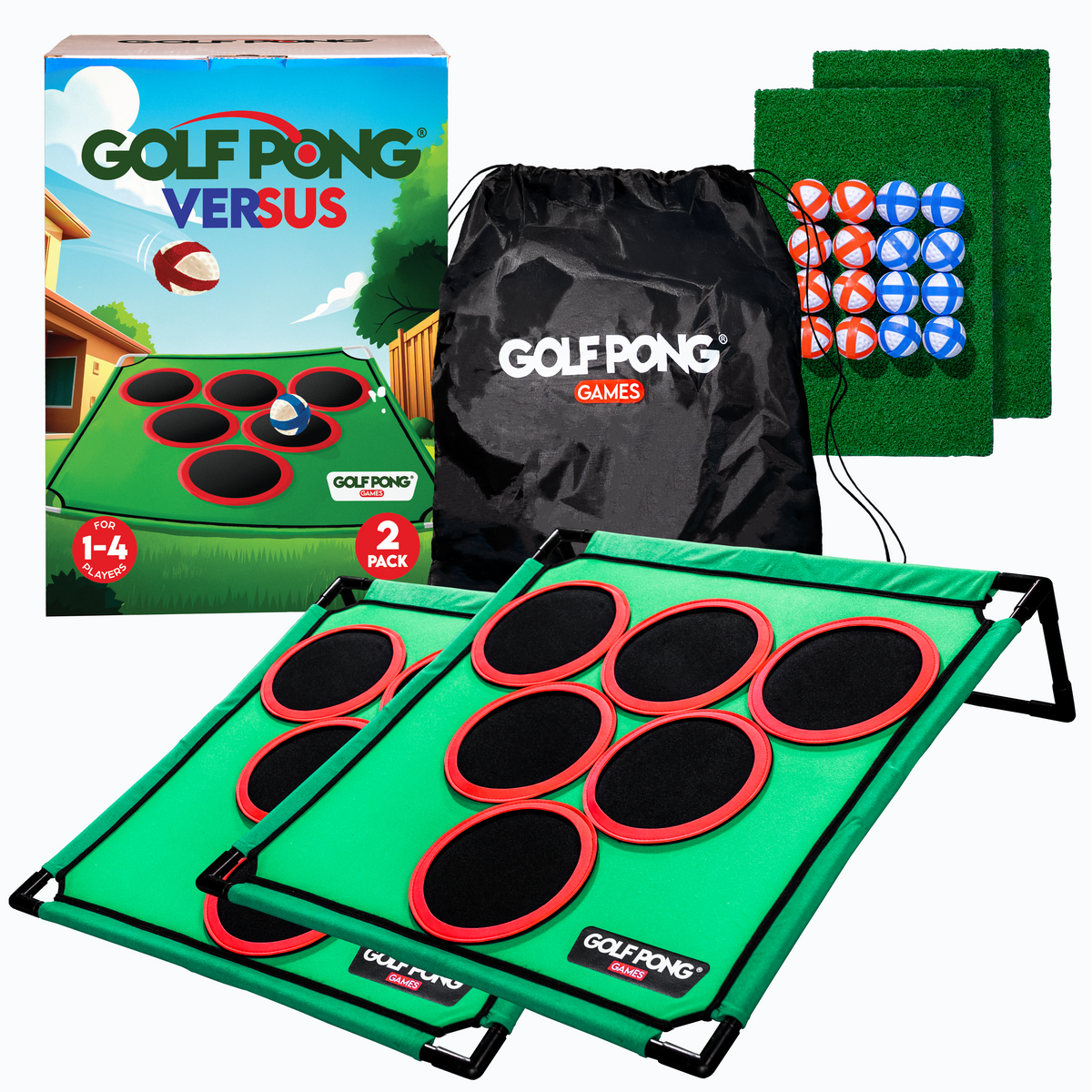 Golf Pong can be played almost anywhere
