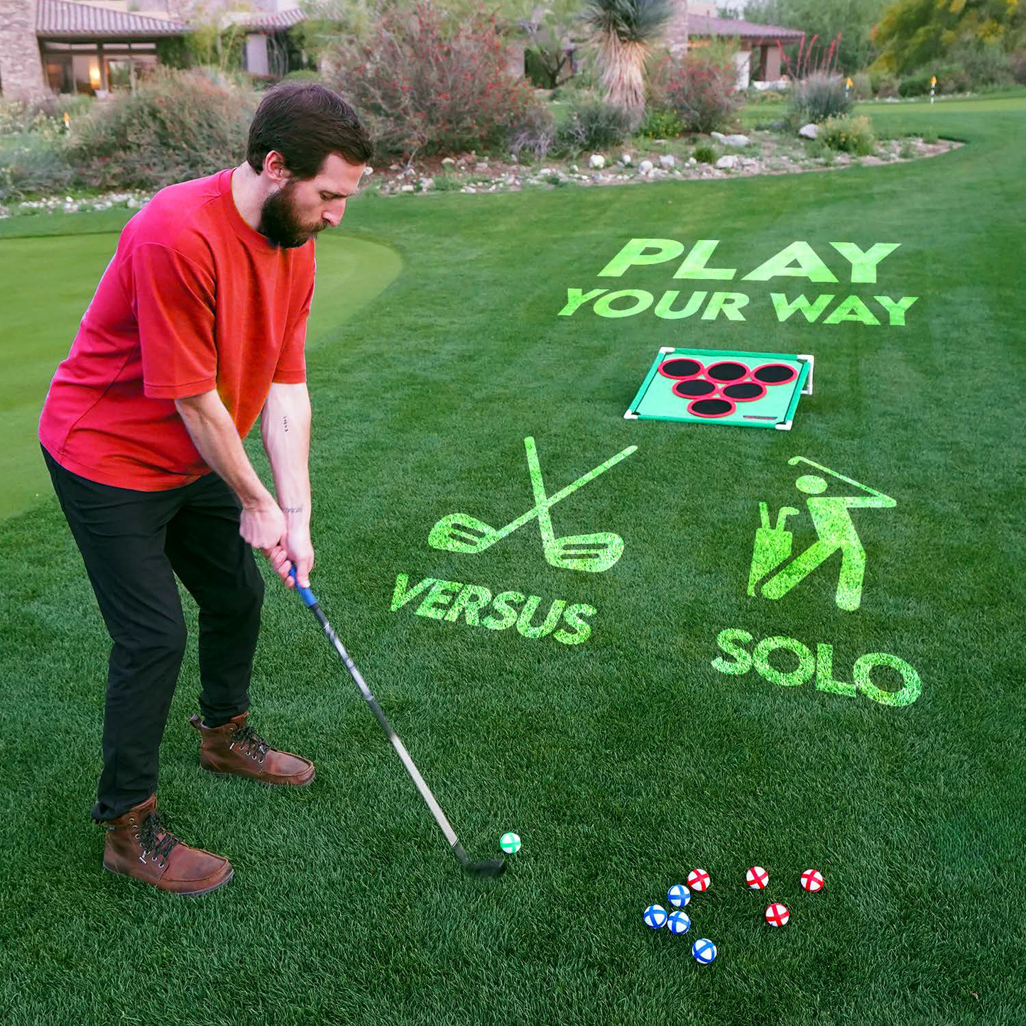 Play Golf Pong Your Way, Versus or Solo