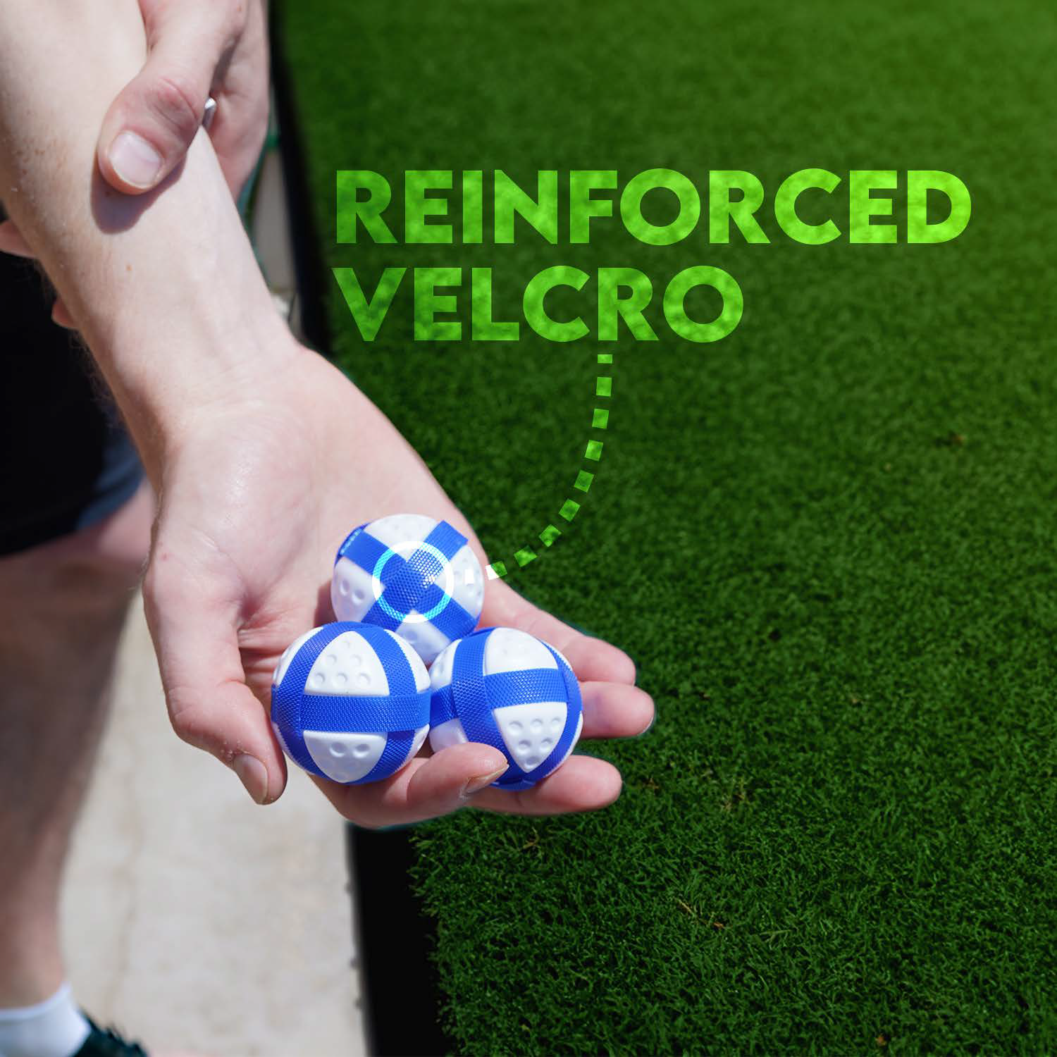 Reinforced Velcro Golf Balls, 16 count, 4 colors