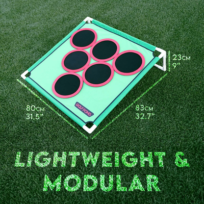 Lightweight and Modular Design, Easy to Set Up Golf Pong